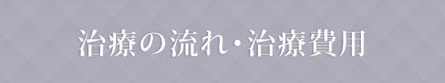 治療の流れ・治療費用